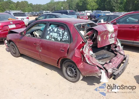 2002 Toyota Corolla Le z USA, uszkodzony, nr VIN 1NXBR12E62Z569519